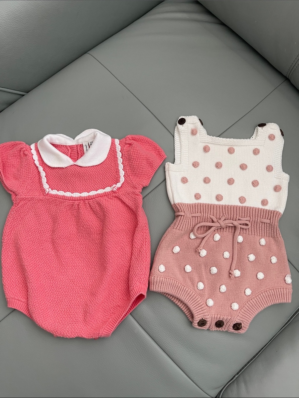 Two Baby Girl Onesies